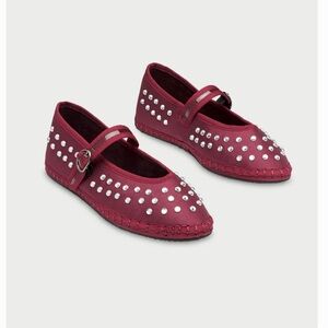 FLABELUS mary jane mae garnet ballet flats size 40